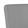 Fauteuil sans accoudoirs gris clair tissu 583796583796