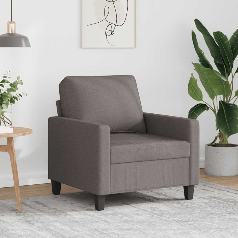 Fauteuil Taupe 60 cm Tissu 583797583797