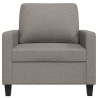 Fauteuil Taupe 60 cm Tissu 583797583797