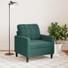 Fauteuil Vert foncé 60 cm Velours 583798583798