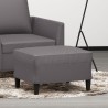 Repose-pied Gris 60x50x41 cm Similicuir 583801583801