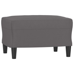 Repose-pied Gris 60x50x41 cm Similicuir 583801583801