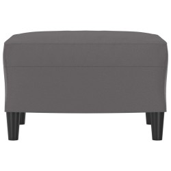 Repose-pied Gris 60x50x41 cm Similicuir 583801583801