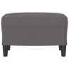 Repose-pied Gris 60x50x41 cm Similicuir 583801583801