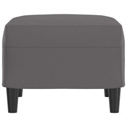 Repose-pied Gris 60x50x41 cm Similicuir 583801583801