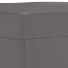 Repose-pied Gris 60x50x41 cm Similicuir 583801583801