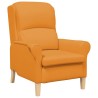 fauteuil Jaune foncé tissu 583802583802