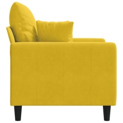 Fauteuil Jaune 60 cm Velours 583804583804