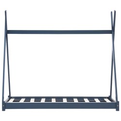 Cadre de lit d'enfant Gris Bois de pin massif 70x140 cm 583807583807