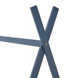 Cadre de lit d'enfant Gris Bois de pin massif 70x140 cm 583807583807