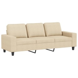 Ensemble de canapés 2 pcs crème tissu 583811583811