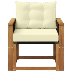 Sofa de milieu extérieur Bois d'Acacia Massif Naturel 583813583813