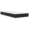Cadre de lit avec matelas Noir 100 x 200 cm Velours 583817583817