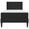 Cadre de lit avec matelas Noir 100 x 200 cm Velours 583817583817