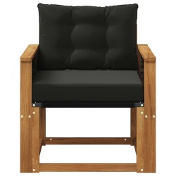 Sofa de milieu extérieur Bois d'Acacia Massif Naturel 583819583819