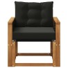 Sofa de milieu extérieur Bois d'Acacia Massif Naturel 583819583819