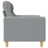 Canapé à 2 places Gris clair 120 cm Tissu 583827583827