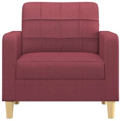 Fauteuil Rouge bordeaux 60 cm Tissu 583839583839