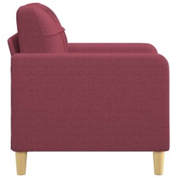 Fauteuil Rouge bordeaux 60 cm Tissu 583839583839