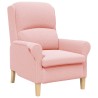 fauteuil Rose Tissu en Sherpa doux 583840583840