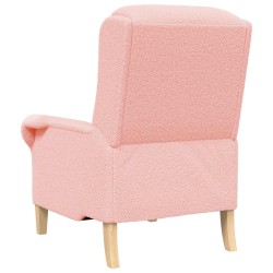 fauteuil Rose Tissu en Sherpa doux 583840583840