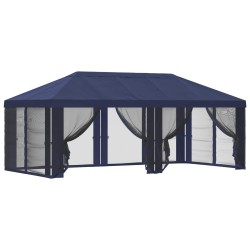 Housse de tonnelle avec murs latéraux Bleu 600,5 x 300,5 cm 583843583843