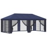 Housse de tonnelle avec murs latéraux Bleu 600,5 x 300,5 cm 583843583843
