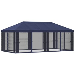 Housse de tonnelle avec murs latéraux Bleu 600,5 x 300,5 cm 583843583843
