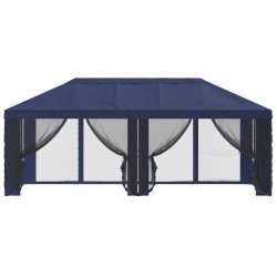 Housse de tonnelle avec murs latéraux Bleu 600,5 x 300,5 cm 583843583843