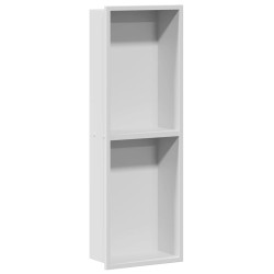 Niche de Douche Blanc 60 x 20 x 9,5 cm Acier inoxydable 583844583844
