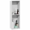 Niche de Douche Blanc 60 x 20 x 9,5 cm Acier inoxydable 583844583844
