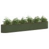 Jardin surélevé Vert olive 300 x 40 x 40 cm Acier 583845583845