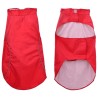 Imperméable pour chien avec bandes réfléchissantes en polyester rouge taille 4XL 583846583846