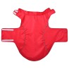 Imperméable pour chien avec bandes réfléchissantes en polyester rouge taille 4XL 583846583846