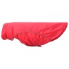 Imperméable pour chien avec bandes réfléchissantes en polyester rouge taille 4XL 583846583846