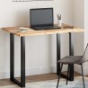 Dessus de table rectangulaire 120x70x2 cm bois massif d'acacia 583847583847