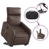 Fauteuil inclinable de massage Marron Similicuir 583852583852