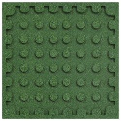 Dalles de Protection Anti-Chute 12 pcs Vert 50 x 50 cm 583854583854