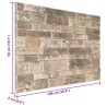 Panneaux muraux 10 pcs Multicolore 100 x 50 cm Mousse EPS 583856583856