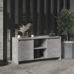 Meuble TV Gris béton 102x37,5x52,5 cm Bois d'ingénierie 583857583857