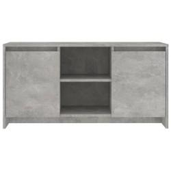 Meuble TV Gris béton 102x37,5x52,5 cm Bois d'ingénierie 583857583857