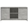 Meuble TV Gris béton 102x37,5x52,5 cm Bois d'ingénierie 583857583857
