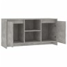 Meuble TV Gris béton 102x37,5x52,5 cm Bois d'ingénierie 583857583857