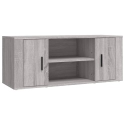 Meuble TV Sonoma gris 100x35x40 cm Bois d'ingénierie 583858583858