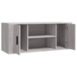 Meuble TV Sonoma gris 100x35x40 cm Bois d'ingénierie 583858583858