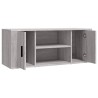 Meuble TV Sonoma gris 100x35x40 cm Bois d'ingénierie 583858583858