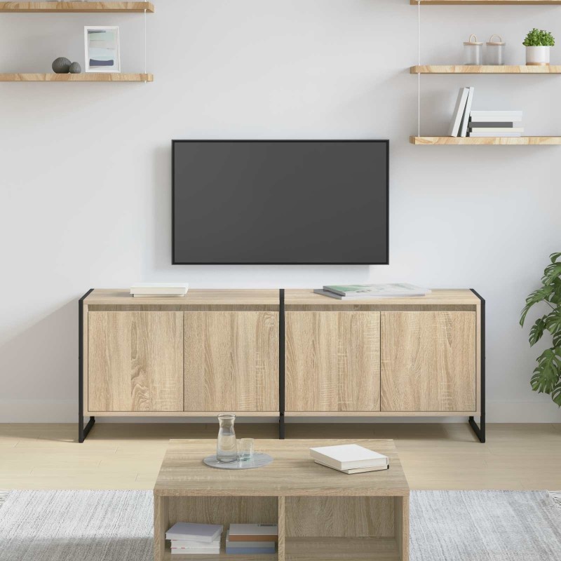 Meuble TV Sonoma 140 x 36 x 49.5 cm Bois d'ingénierie 583859583859