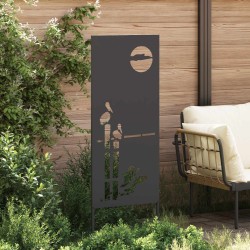 Écran de confidentialité de jardin Fretwork Noir 50 x 140 cm 583865583865