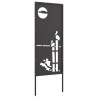 Écran de confidentialité de jardin Fretwork Noir 50 x 140 cm 583865583865