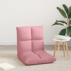 Fauteuil de sol ajustable Rose Velours 583875583875